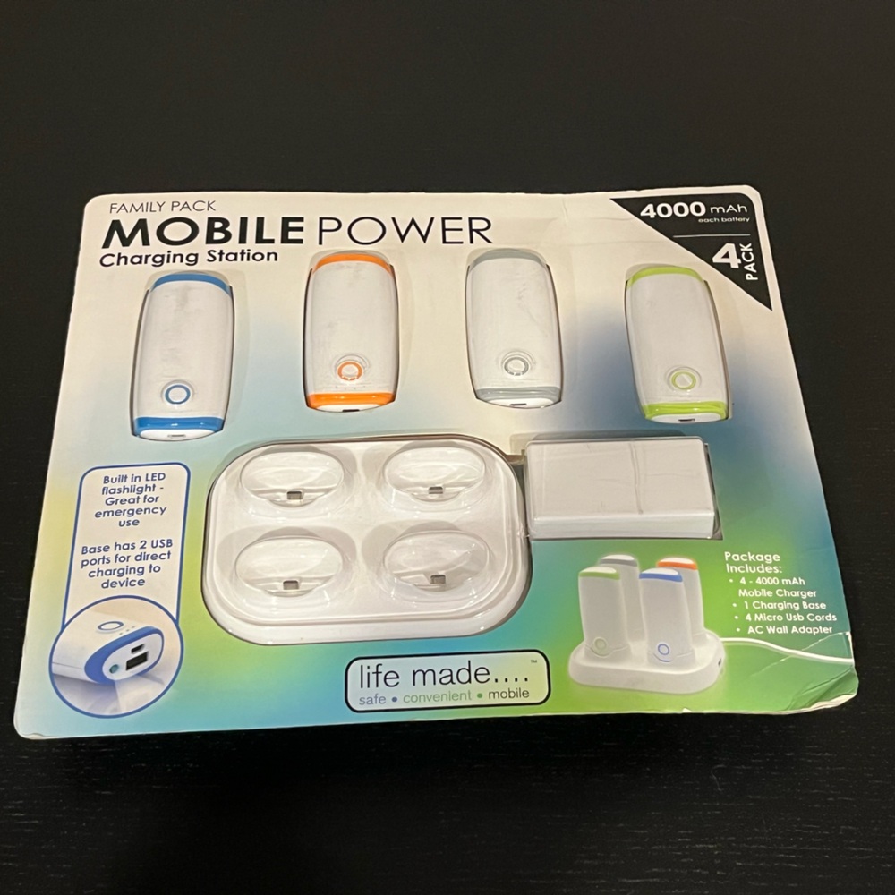 NEW Life Made Family Pack Mobile Power Charging Station